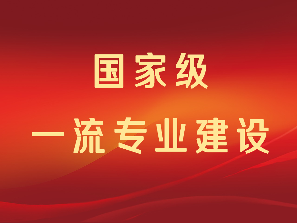 国家级一流专业建设